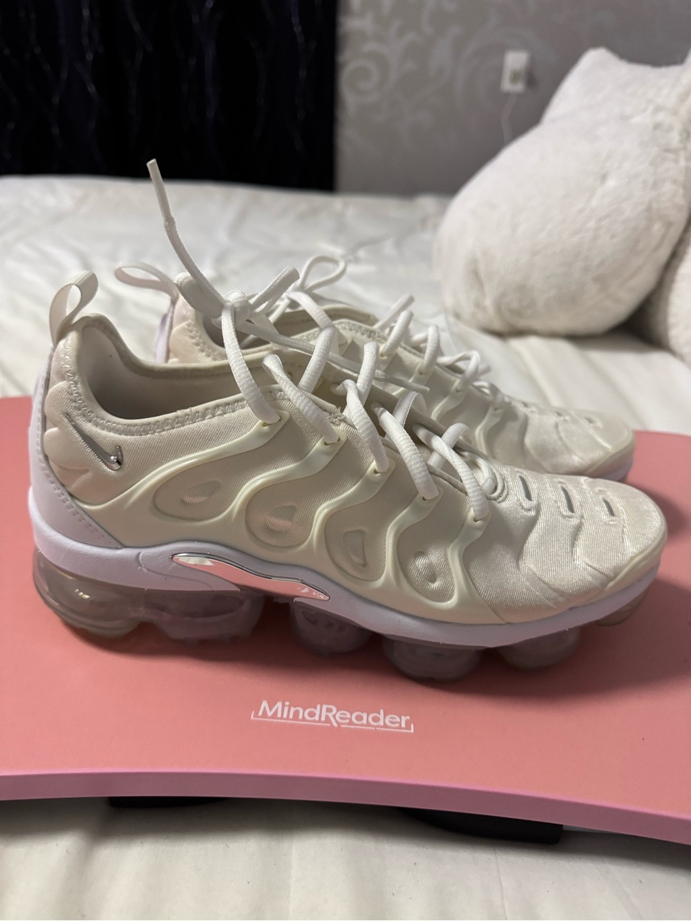 Women’s Cream Nike Air Vapormax Sneakers